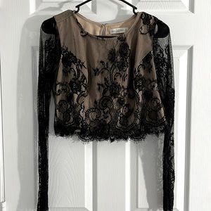 Lace A&F Crop Top